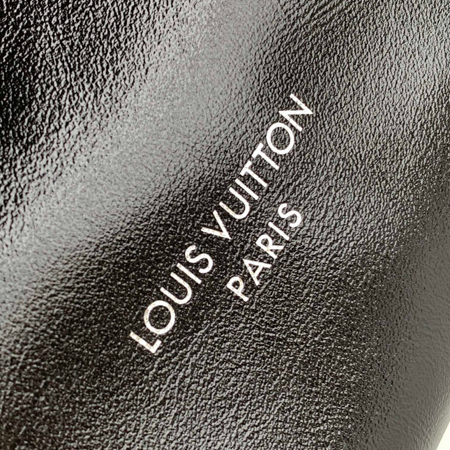 CARRYALL VIBE BAG 39 IN BLACK LAMBSKIN MONOGRAM PATTERN