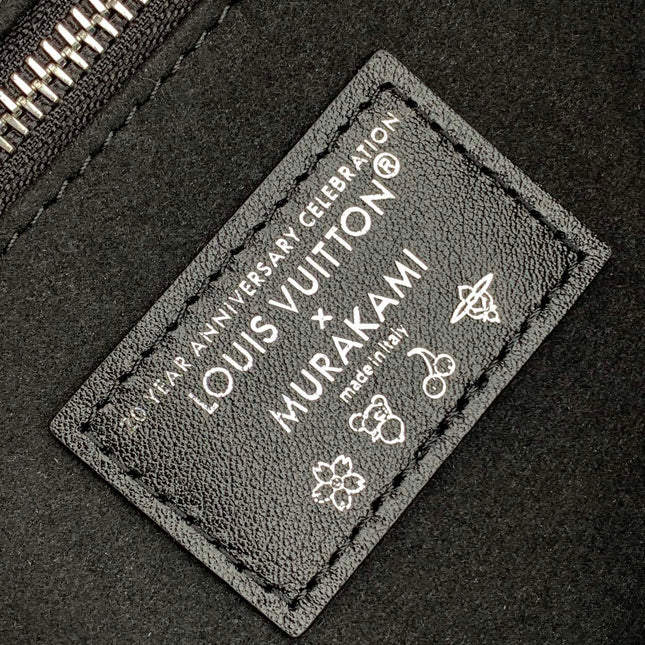 CARRYALL VIBE BAG 39 IN BLACK LAMBSKIN MONOGRAM PATTERN