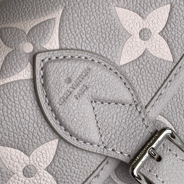 DIANE 24 IN GREY MONOGRAM EMPREINTE LEATHER