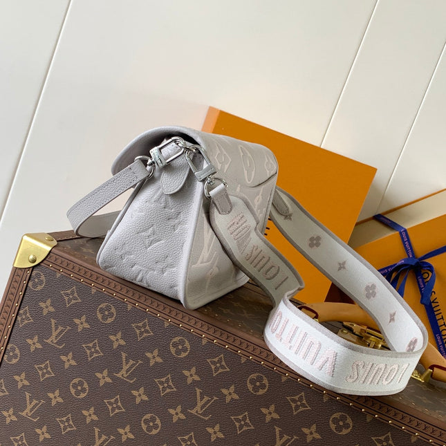 DIANE 24 IN GREY MONOGRAM EMPREINTE LEATHER
