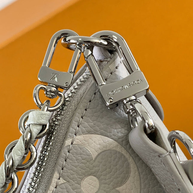BOULOGNE 29 IN GREY MONOGRAM EMPREINTE LEATHER SILVER HARDWARE