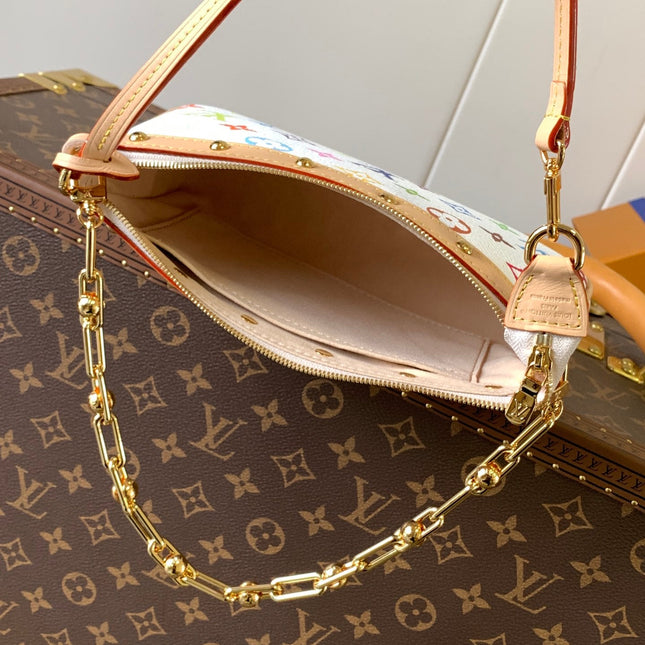 POCHETTE ACCESSOIRES BAG 22 IN MULTICOLOR MONOGRAM CANVAS AND COWHIDE