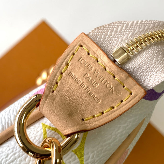 POCHETTE ACCESSOIRES BAG 22 IN MULTICOLOR MONOGRAM CANVAS AND COWHIDE