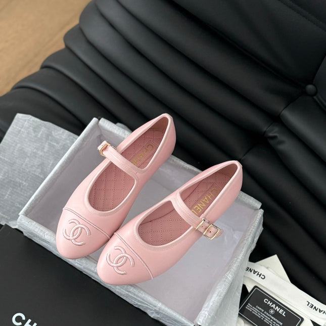 MARY JANE SHOES IN LIGHT PINK LAMBSKIN