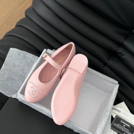 MARY JANE SHOES IN LIGHT PINK LAMBSKIN