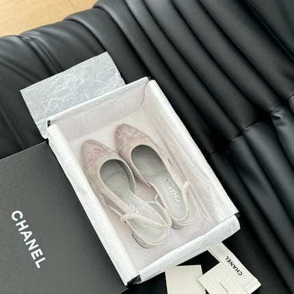 CLASSIC HIGH SLINGBACK GREY CLOUD SUEDE