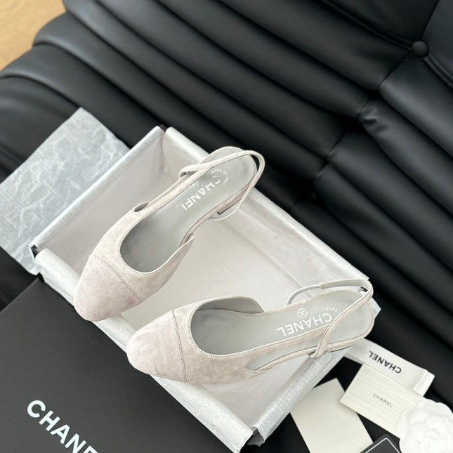CLASSIC SLINGBACK GREY CLOUD SUEDE