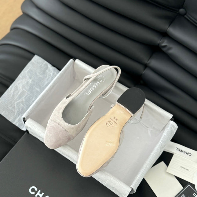 CLASSIC SLINGBACK GREY CLOUD SUEDE