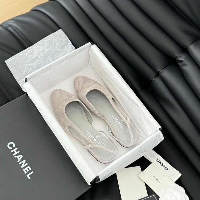 CLASSIC SLINGBACK GREY CLOUD SUEDE