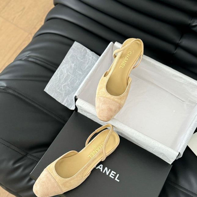 CLASSIC SLINGBACK DARK IVORY SUEDE