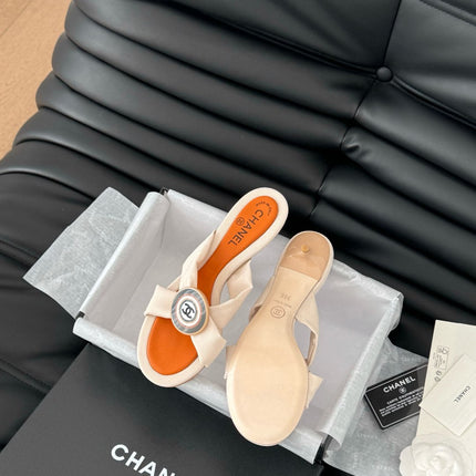 VIVID ORANGE FABRIC CC SLIDE SANDALS