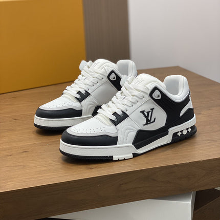 LV TRAINER  BLACK WHITE SNEAKER