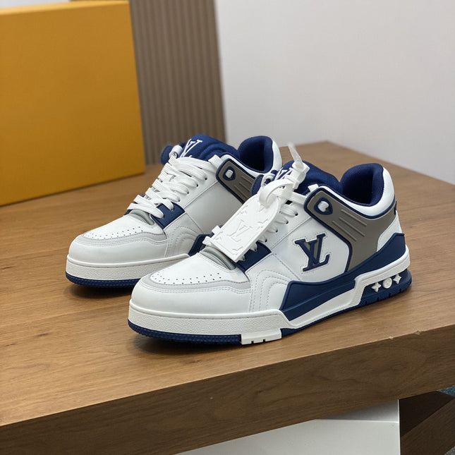 LV TRAINER  BLUE WHITE SNEAKER