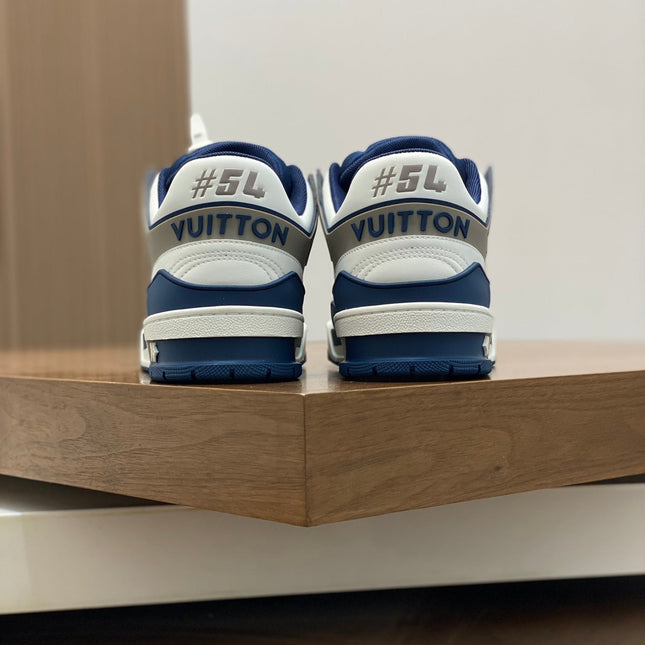 LV TRAINER  BLUE WHITE SNEAKER
