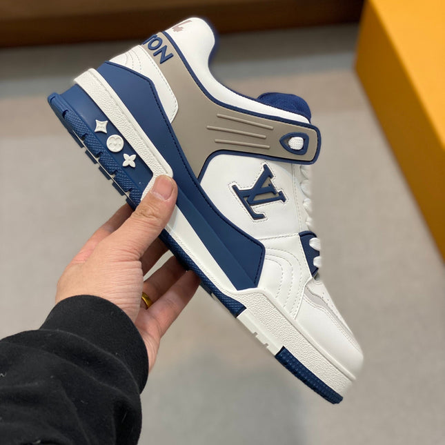 LV TRAINER  BLUE WHITE SNEAKER