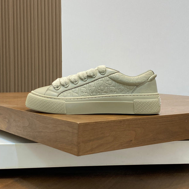 CD B33 SNEAKER SAGE GREEN EMBOSSED CALFSKIN