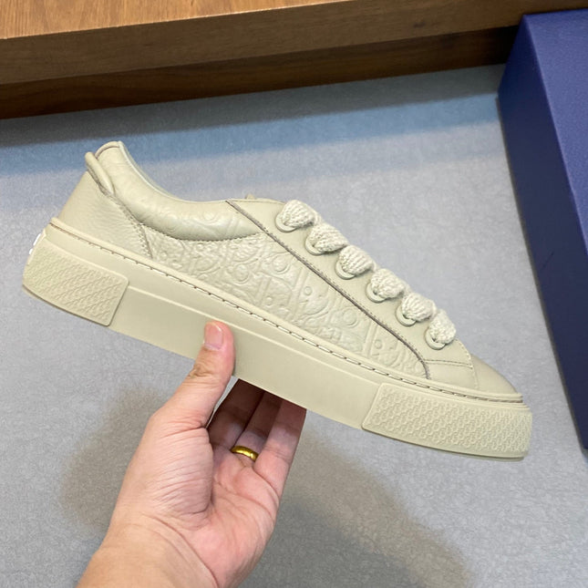 CD B33 SNEAKER SAGE GREEN EMBOSSED CALFSKIN