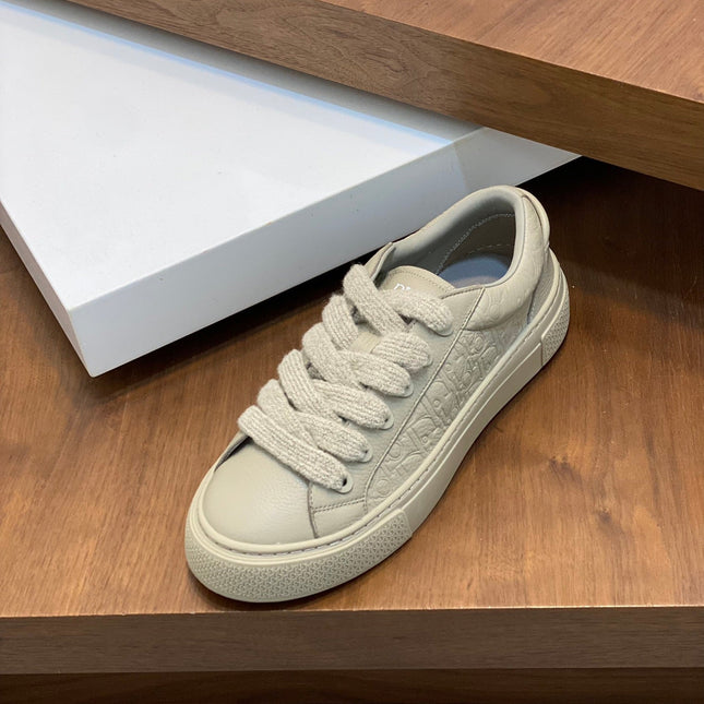 CD B33 SNEAKER SAGE GREEN EMBOSSED CALFSKIN