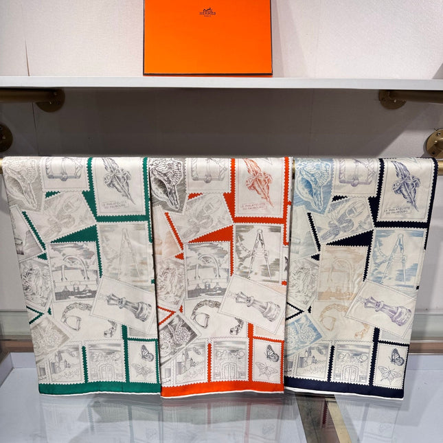 HERMES 25S SCARF 90 IN SILK 706581