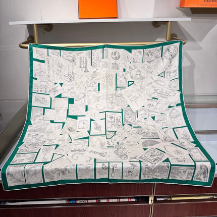 HERMES 25S SCARF 90 IN SILK 706581