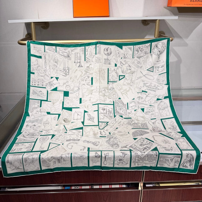 HERMES 25S SCARF 90 IN SILK 706581