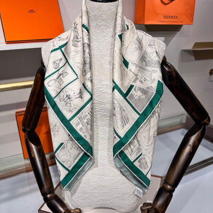 HERMES 25S SCARF 90 IN SILK 706581