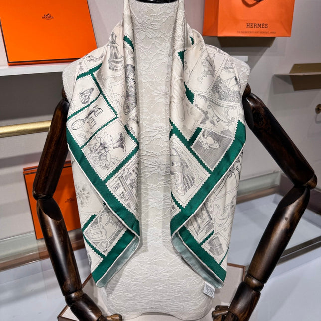 HERMES 25S SCARF 90 IN SILK 706581