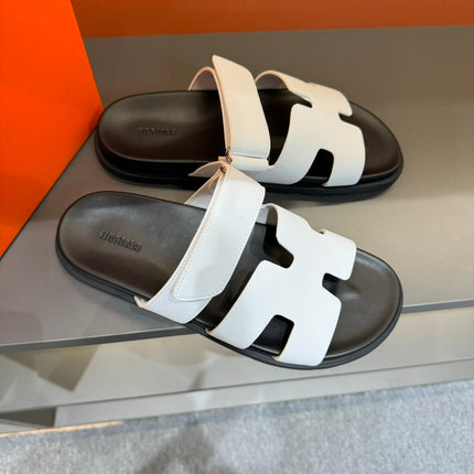 HM CHYPRE SANDAL WHITE CALFSKIN
