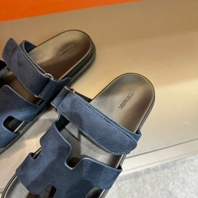 HM CHYPRE SANDAL NAVY SUEDE