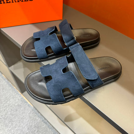HM CHYPRE SANDAL NAVY SUEDE