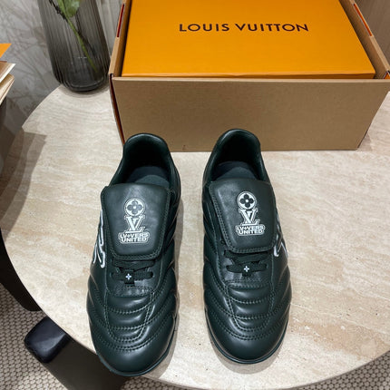 FOOTPRINT SOCCER SNEAKER IN FOREST GREEN CALFSKIN