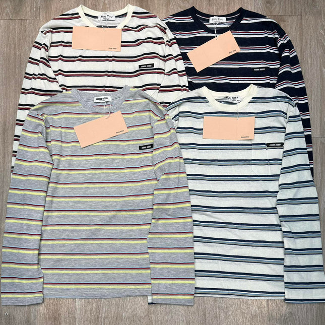 MIUMIU LONG-SLEEVE T-SHIRT STYLE 406