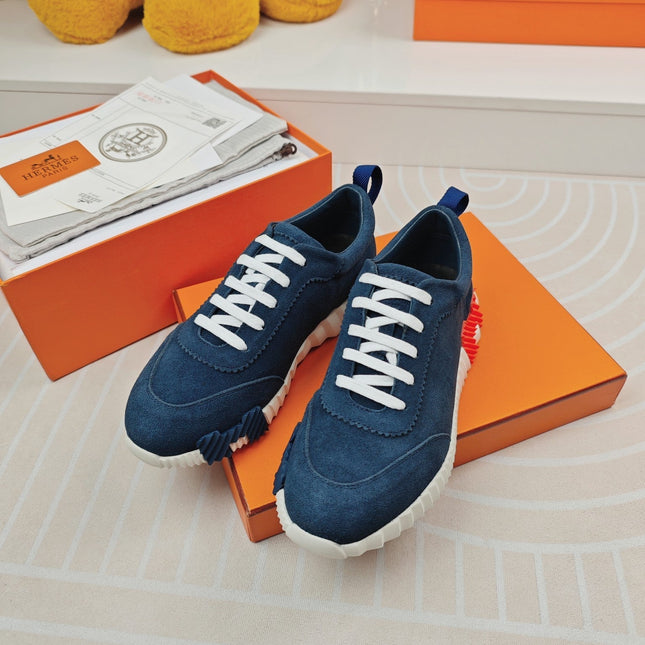 BOUNCING SNEAKERS DENIM CALFSKIN