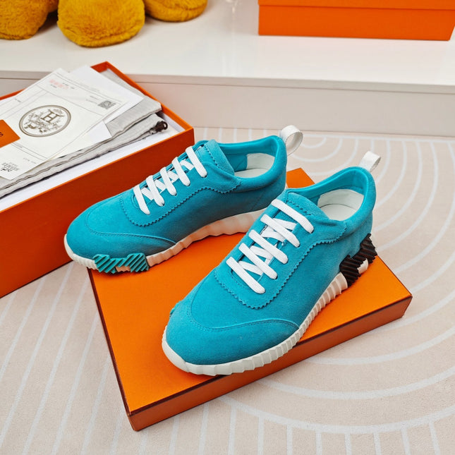 BOUNCING SNEAKERS SKY BLUE CALFSKIN