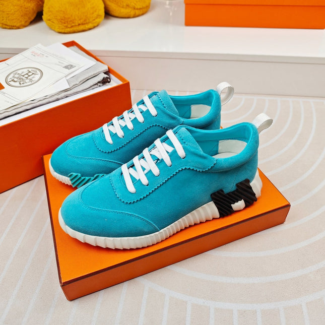 BOUNCING SNEAKERS SKY BLUE CALFSKIN