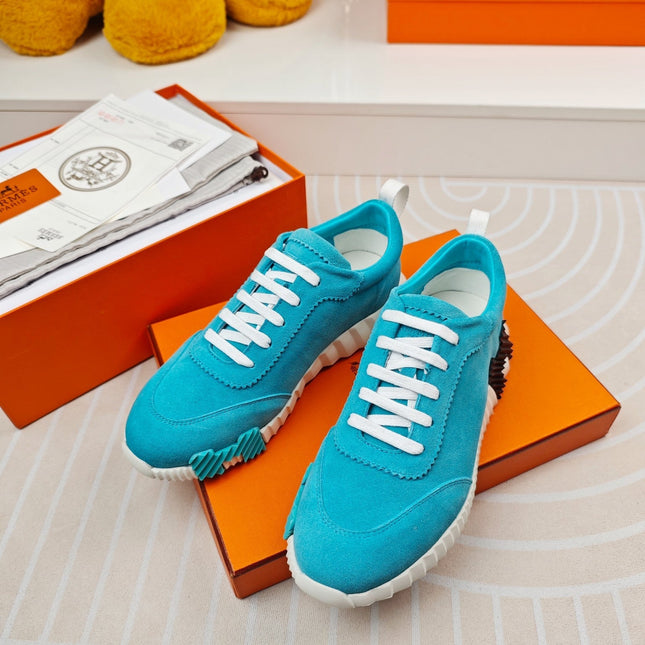 BOUNCING SNEAKERS SKY BLUE CALFSKIN