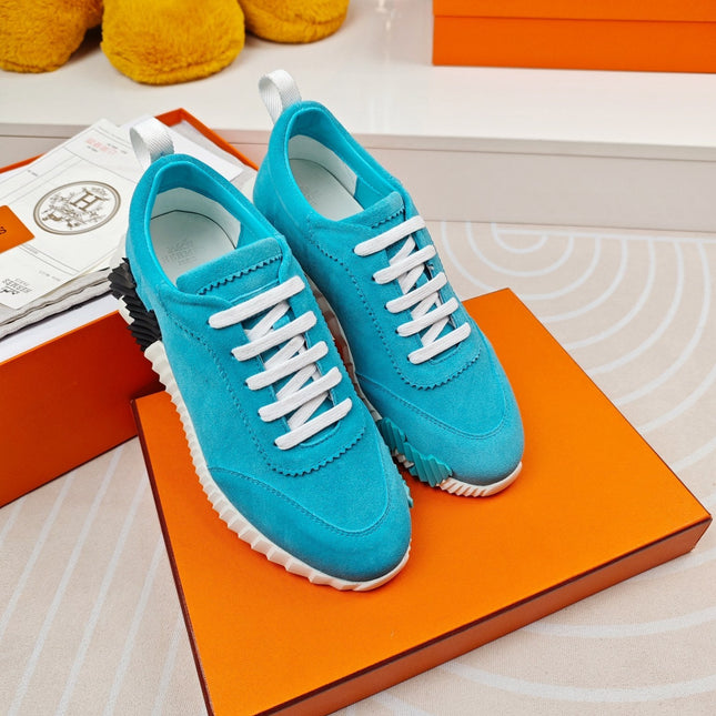 BOUNCING SNEAKERS SKY BLUE CALFSKIN