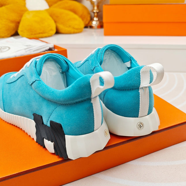BOUNCING SNEAKERS SKY BLUE CALFSKIN