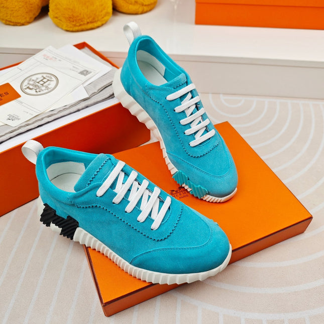 BOUNCING SNEAKERS SKY BLUE CALFSKIN