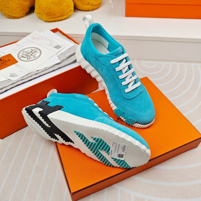 BOUNCING SNEAKERS SKY BLUE CALFSKIN