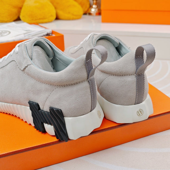 BOUNCING SNEAKERS GRAY CALFSKIN