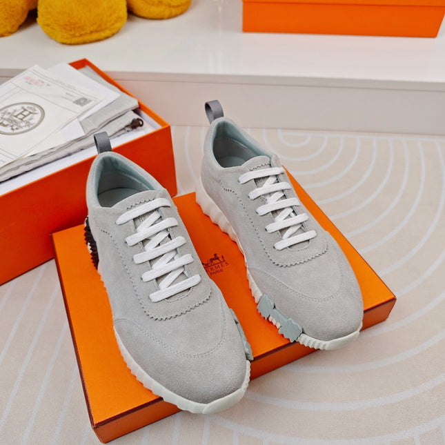 BOUNCING SNEAKERS GRAY CALFSKIN
