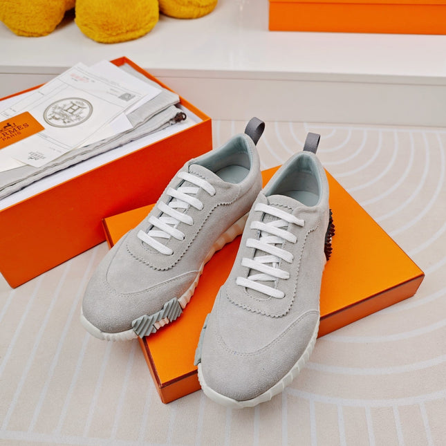 BOUNCING SNEAKERS GRAY CALFSKIN