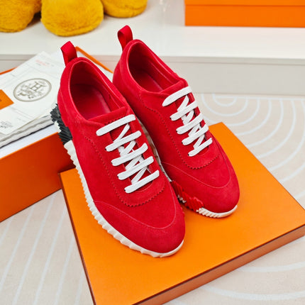 BOUNCING SNEAKERS RED CALFSKIN