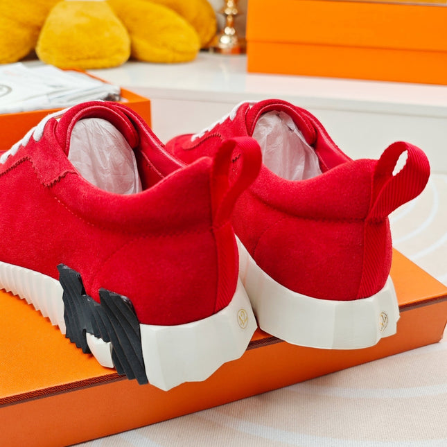 BOUNCING SNEAKERS RED CALFSKIN