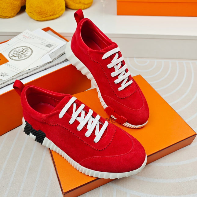 BOUNCING SNEAKERS RED CALFSKIN