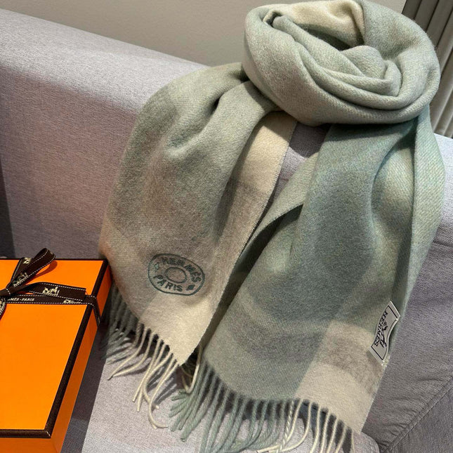 SCARF 180 CM IN COLORFUL CASHMERE 381229