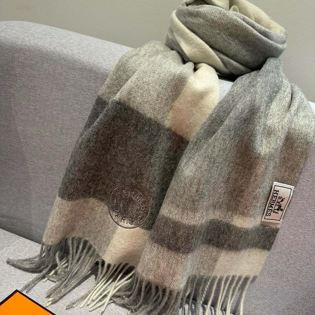 SCARF 180 CM IN COLORFUL CASHMERE 381230