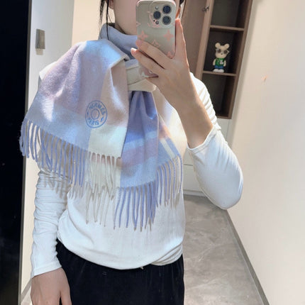 SCARF 180 CM IN COLORFUL CASHMERE 381231