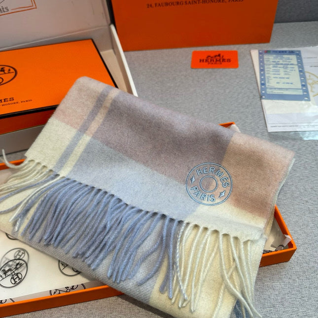 SCARF 180 CM IN COLORFUL CASHMERE 381231